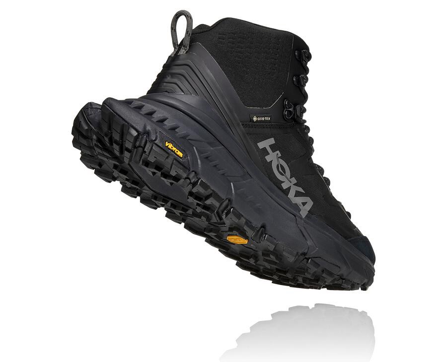 Botas De Montaña Hoka One One Hombre - Tennine Hike Gore-Tex - Negras - JOD489761